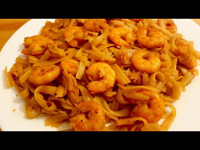 Nouilles De Riz Aux Crevettes ( Recette Ramadan)