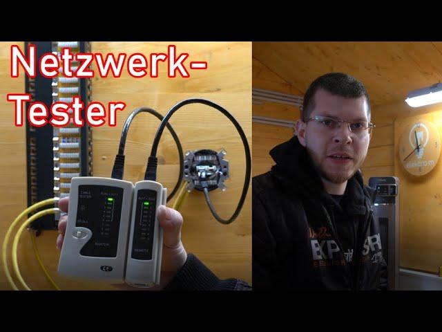 Netzwerktester! (Kontrolle, Fehlersuche bei Netzwerkdosen) ElektroM