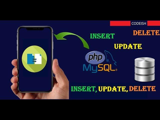 How to Insert, Update And Delete Data From PHP mySQL DataBase In Flutter