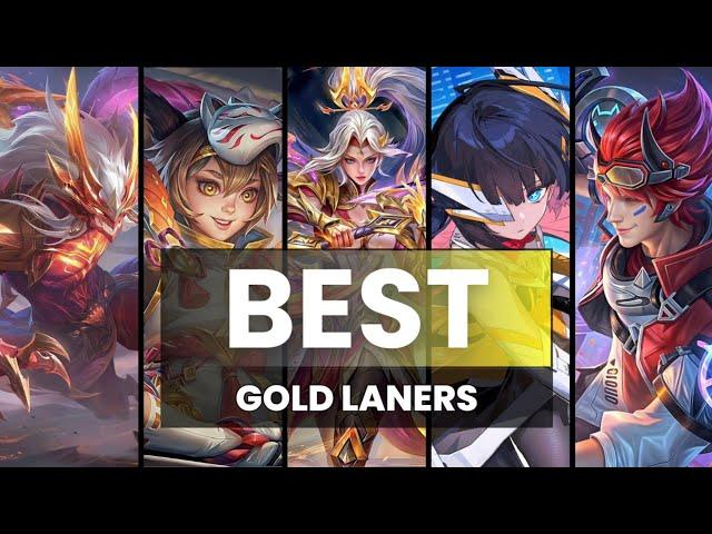 BEST GOLD LANERS TIER LIST Mobile Legends Updated 2024