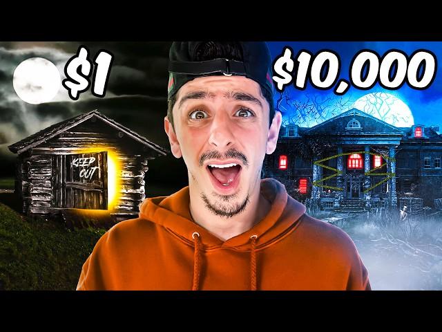 I Built A $1 VS $10,000 Haunted House (BUDGET CHALLENGE)