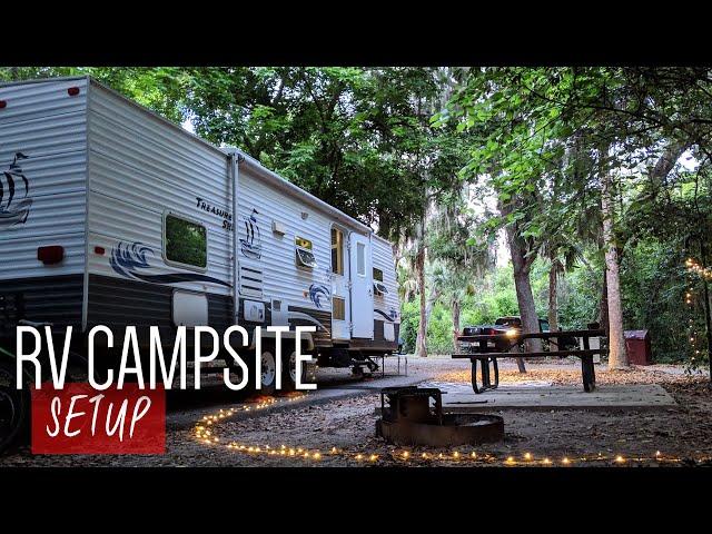 How To Setup Your RV Campsite! RV for beginners