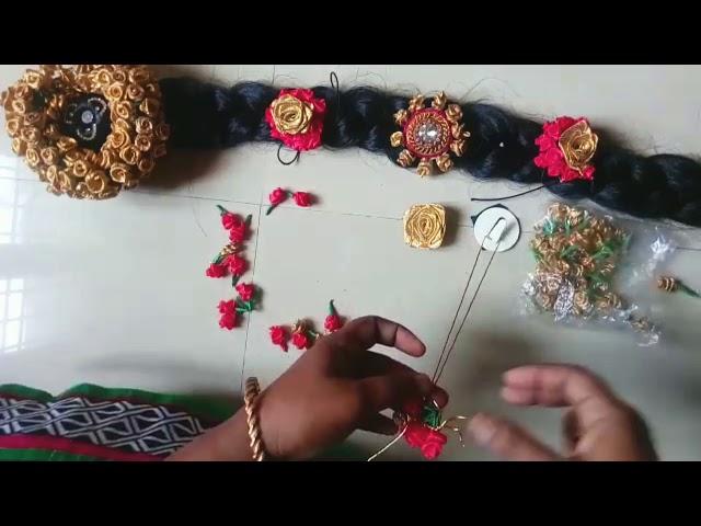 How to make Artificial flower Billai?