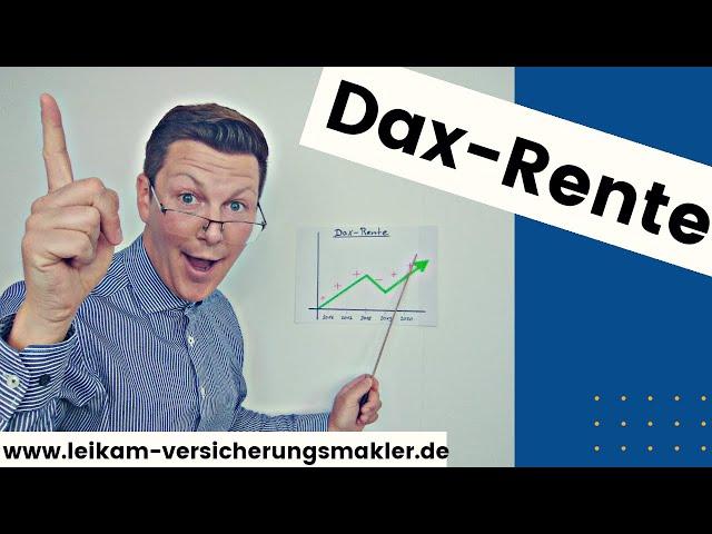 Dax-Rente | richtig fürs Alter vorsorgen | Altersvorsorge | Geld im Alter | beste Altersvorsorge |