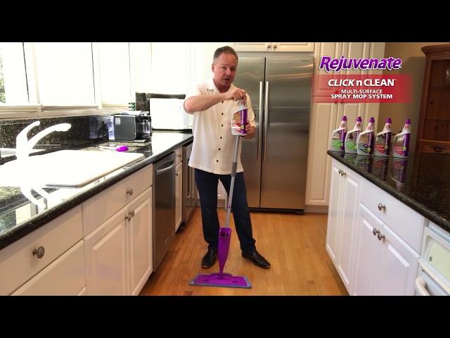 Click N Clean No Bucket Floor Cleaner Demonstration