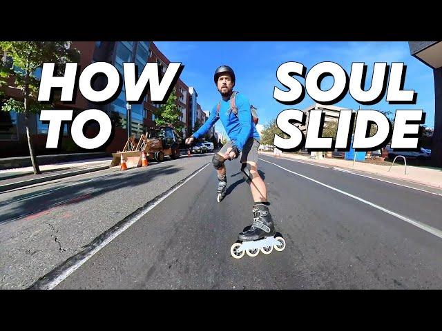 Inline Skate Soul Slide Tutorial - How to Stop on Inline Skates/Rollerblades