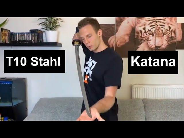 Tsurumaru T10 Stahl Katana Unboxing von Samuraischwert.kaufen