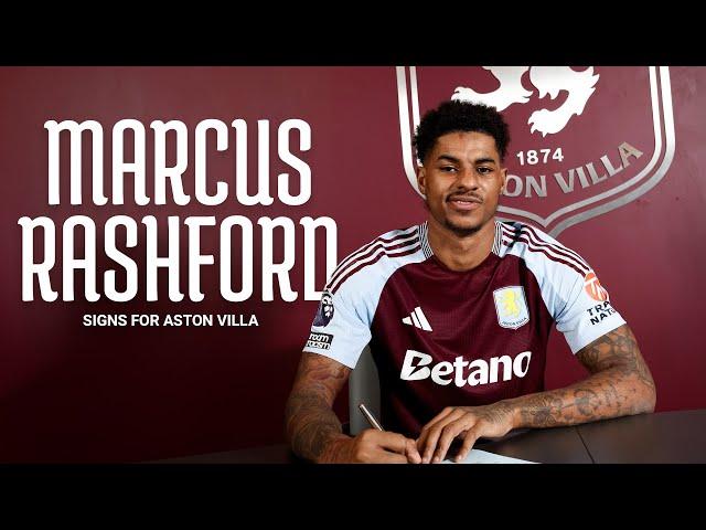 Marcus Rashford Signs for Aston Villa | NEW SIGNING ️