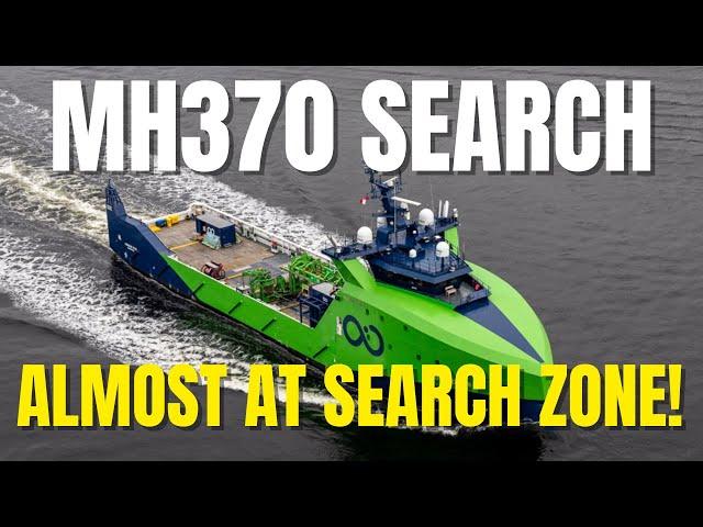 MH370 - Almost at the search zone.