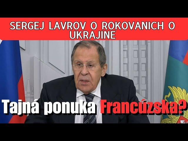 SERGEJ LAVROV: FRANCÚZSKO NAVRHLO ROKOVANIE O UKRAJINE BEZ KYJEVA | Čo je za tým?| TVOTV