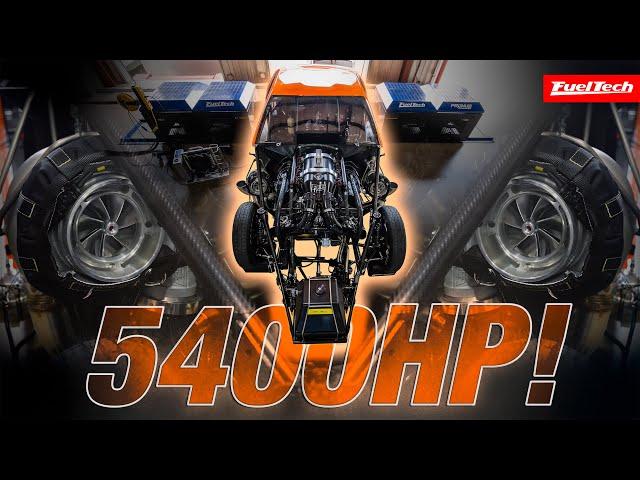 WE DID IT AGAIN! 5400HP DYNO RECORD with a TWIN TURBO HEMI! | Szabolics Marchese Racing