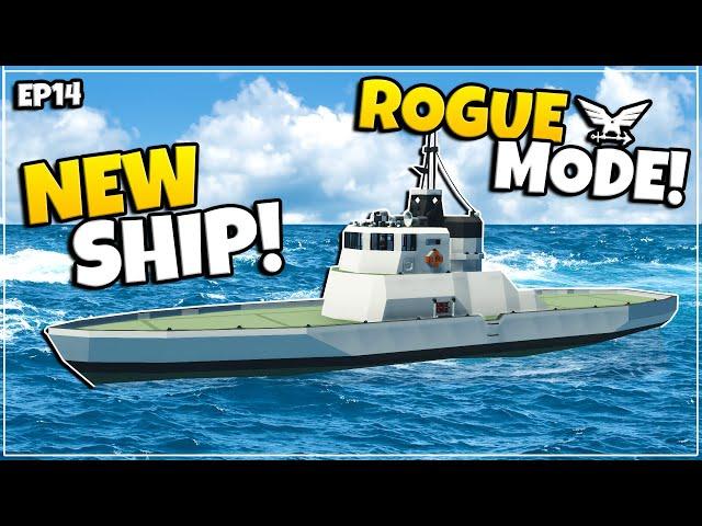 BUILDING A NEW WARSHIP! - Hardcore Rogue Mode - Stormworks - EPISODE 14