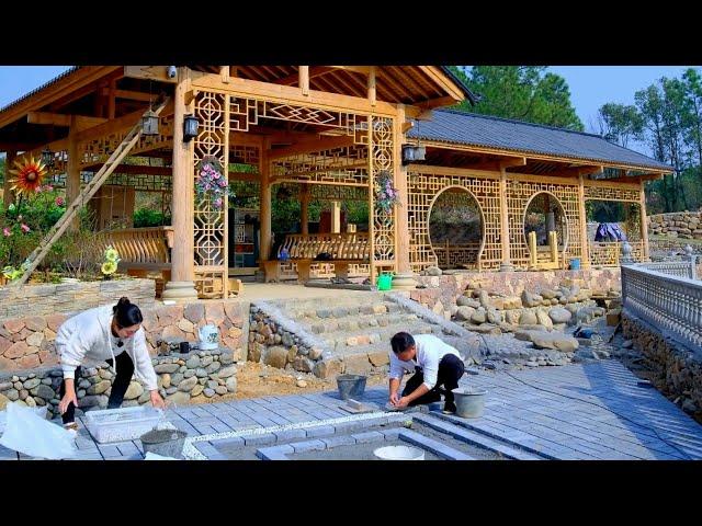 The young couple built a wooden house and a large garden at a cost of millions of dollars | part 2