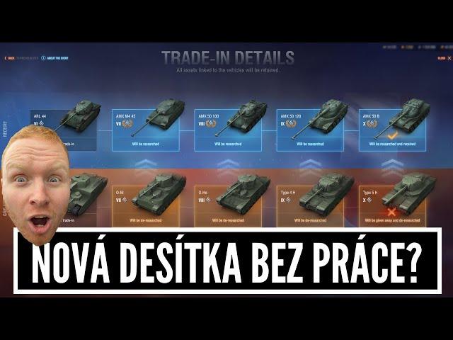 Nová desítka bez práce?! - Výměna linií ve WoT