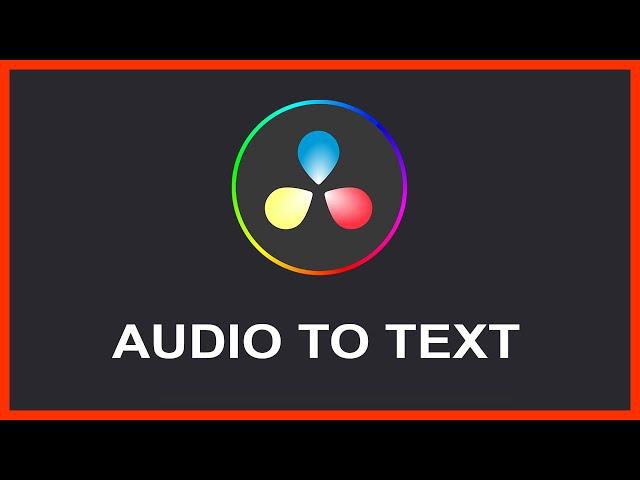 How To Add Automatic Subtitles In Davinci Resolve 18 (Convert Audio To Text)