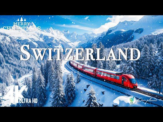 Swistzerland winter 4K - Beautiful winter in Switzerland, Brilliant Christmas season (4K Ultra HD )