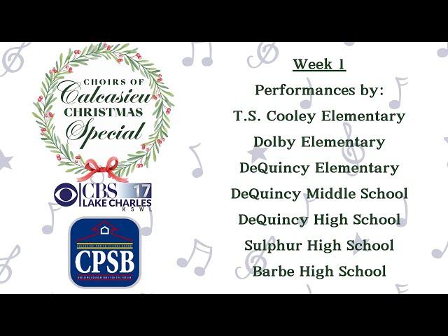 "Choirs of Calcasieu Christmas Special" Week 1