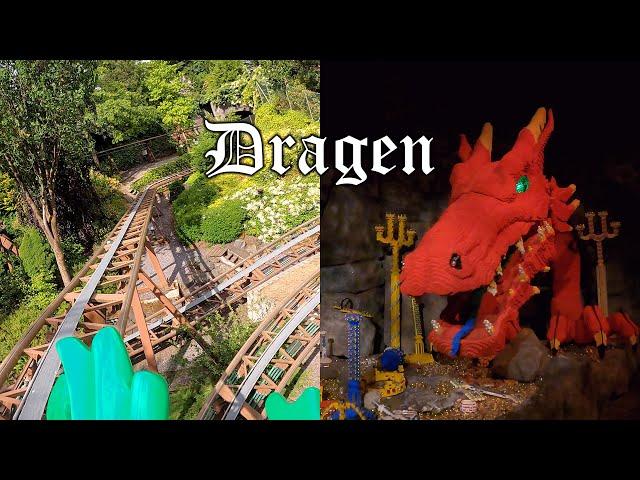 Dragen [4K] Front Seat POV - LEGOLAND Billund Resort