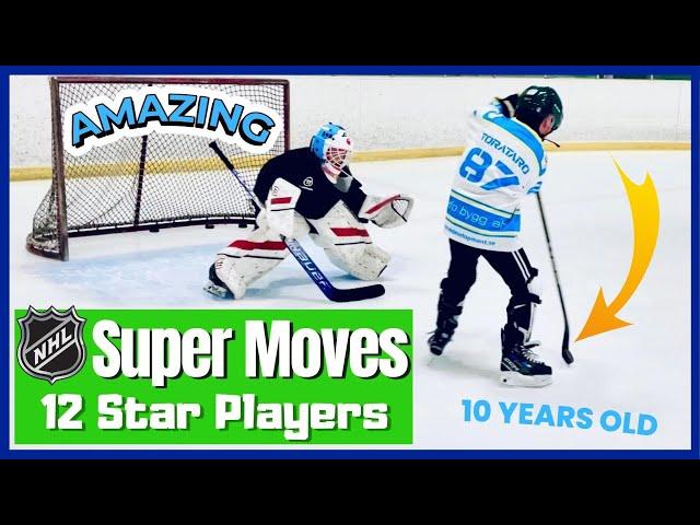 10yo Hockey Freak Imitated 12 Amazing Dangles From NHL Star Players [Shootout]