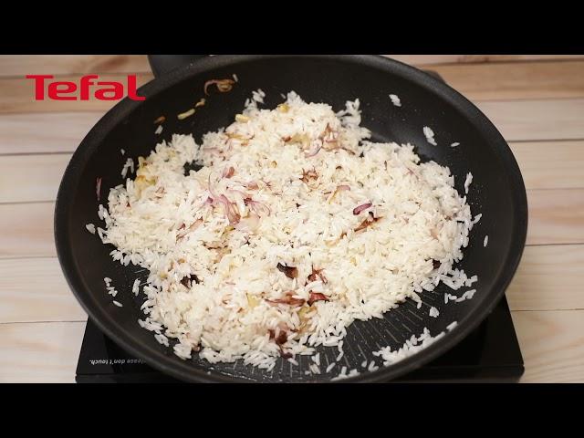 Festive Spiced Nutty Rice by Tefal Unlimited Frypan