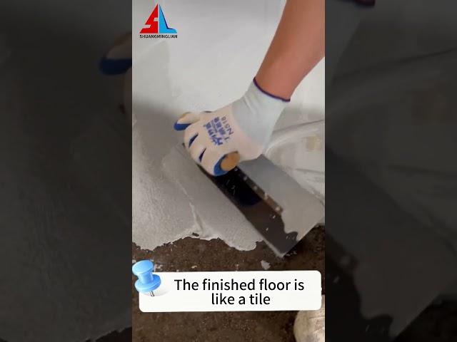 Epoxy colored sand floor paint