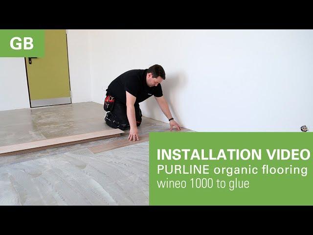 Installation video | Laying instruction wineo 1000 to glue from wineo | GB