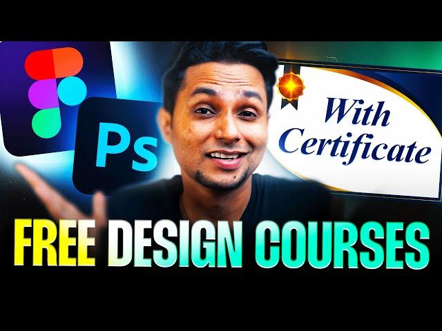 BEST FREE Graphic Design Courses (with CERTIFICATES) | UI/UX Design Course | Saptarshi Prakash