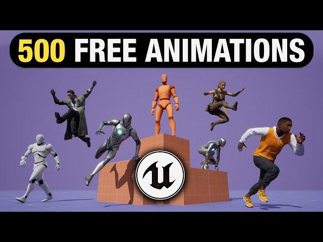 Get over 500 FREE Animations! The Motion Matching Game Animation Sample Project for Unreal Engine 5