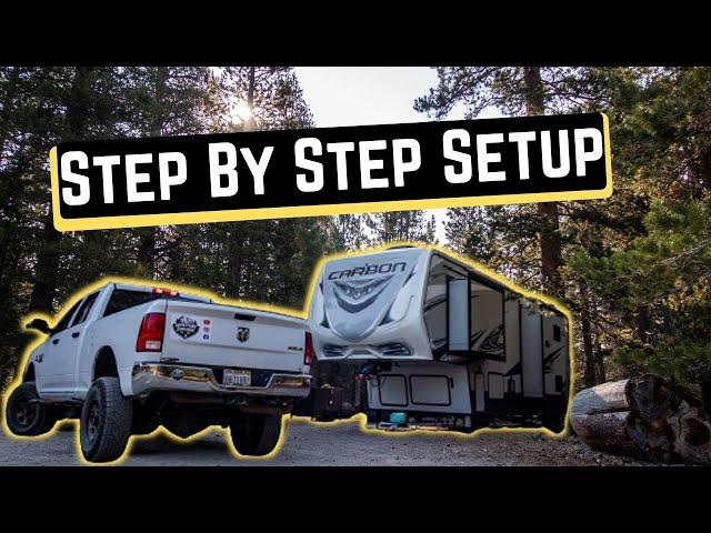 HOW TO SET UP A CAMPSITE || RV SETUP || RVing Newbie