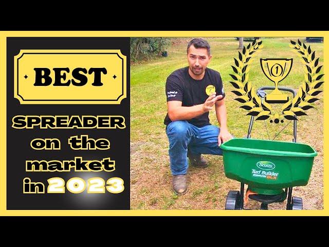 Scotts Turf Builder EdgeGuard DLX Spreader: Your Lawn's New Best Friend!