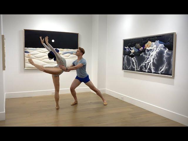 Dance Performance in Opening Reception at Kate Oh Gallery NY 2023 オープニングレセプション