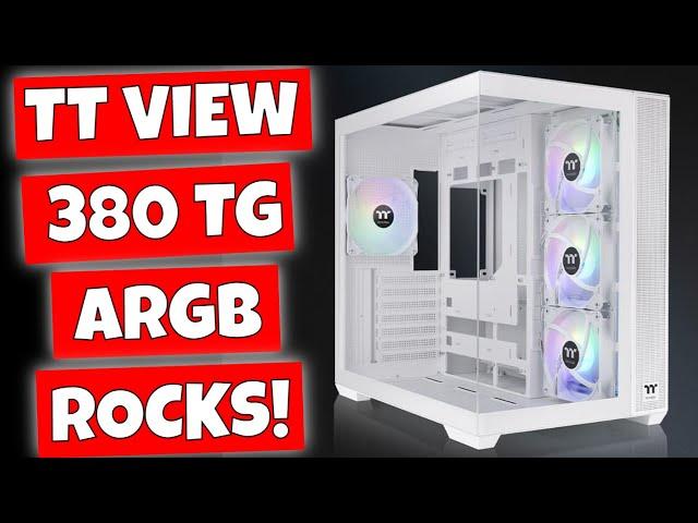 Thermaltake View 380 TG ARGB Dual Sided Fishtank Style ATX Case