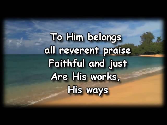 The Fear Of The Lord - Tommy Walker - Worship Video with lyrics