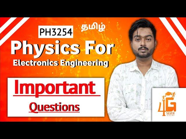 Physics for Electronics Engineering Important Questions | PH3254 | Semester 2 | June 2025 Exam