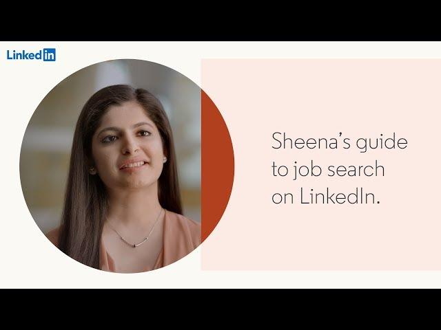 Member's guide to job search | Sheena