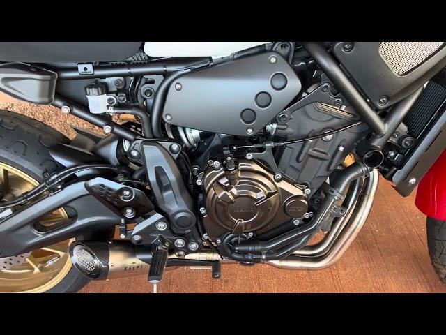 XSR700 Kelpi Flanker full exhaust 1st start