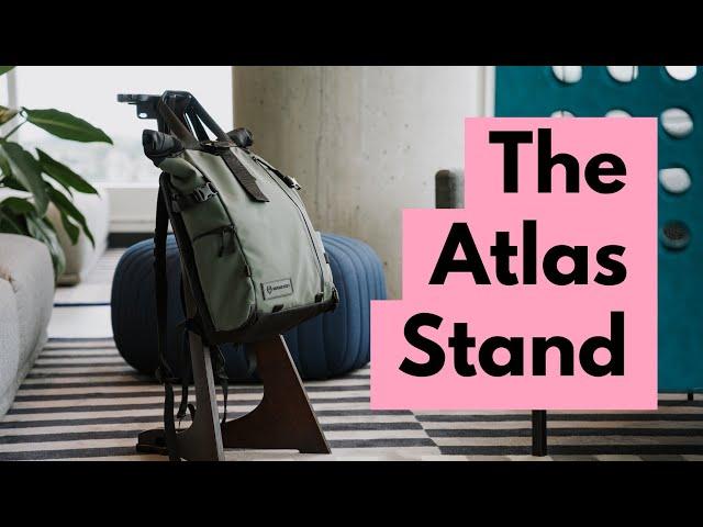 The FIRST ever backpack stand! --- The Atlas by Addio Design