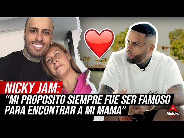 NICKY JAM: MI PROPOSITO SIEMPRE FUE "SER FAMOSO PARA ENCONTRAR A MI MAMA" (ALOFOKE SIN CENSURA)