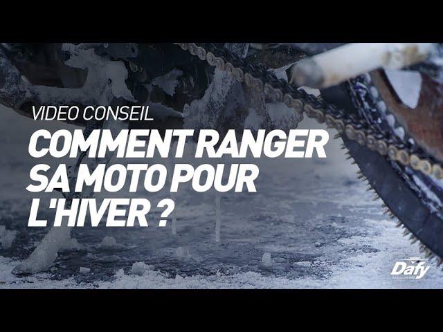 COMMENT RANGER SA MOTO POUR L'HIVERNAGE ?