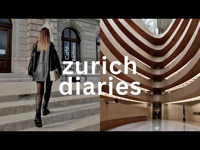 zurich diaries | first week of law school, german grocery haul & productive studying