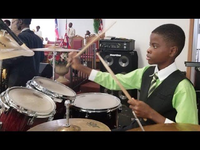 Aland Carostyl The next future drummer at our church