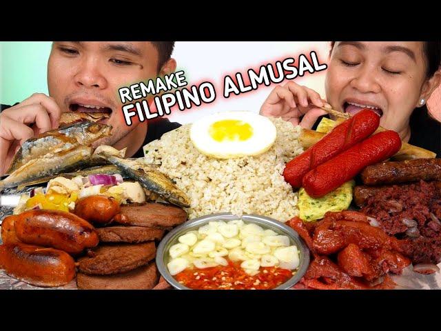 INDOOR COOKING | FILIPINO ALMUSAL REMAKE | Filipino Food Mukbang | Mukbang Philippines