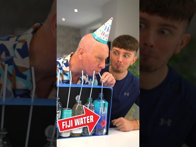 CHEAP vs. EXPENSIVE Fiji Water Surprise Challenge!  #shorts