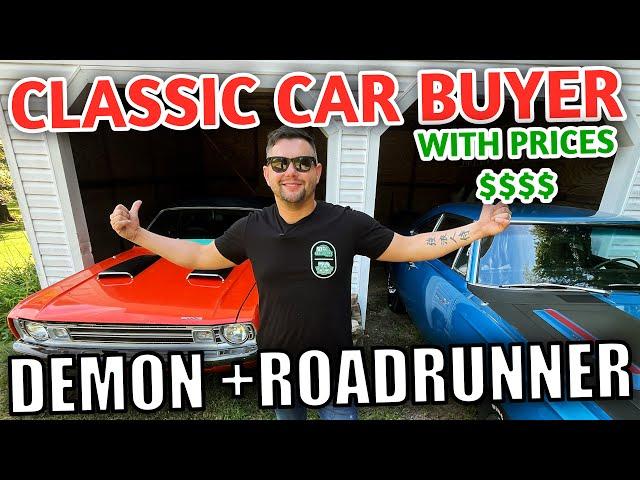 CLASSIC CAR BUYER:MOPAR FIND! Buying 1972 Demon & 1969 Roadrunner w/ Rob Evans of Bob Evans Classics