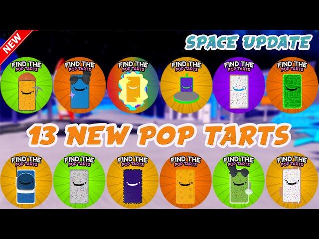 UPDATE - How To Get *ALL 13 SPACE BADGES* in Find The Pop Tarts - ROBLOX