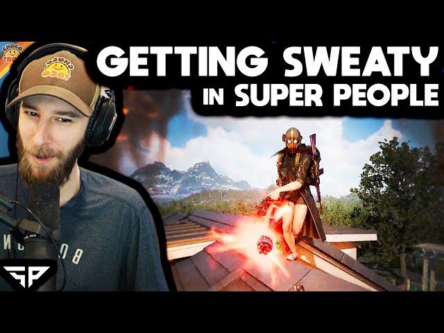 Getting Sweaty in SUPER PEOPLE ft. HollywoodBob - chocoTaco Super People Gameplay