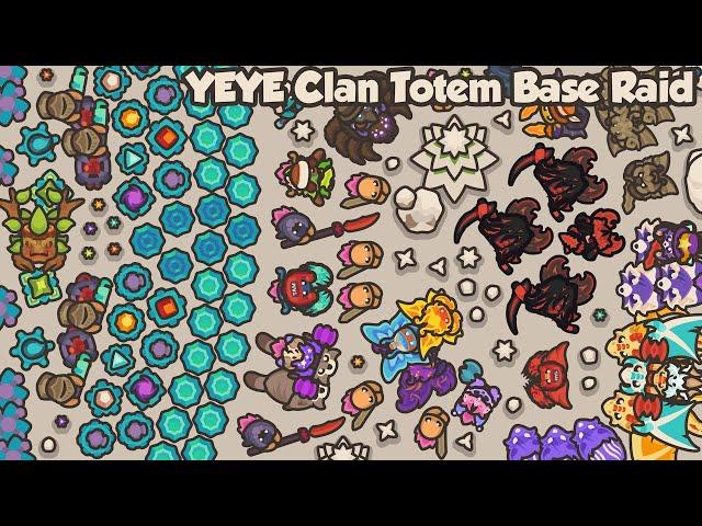 [ Taming.io ] YEYE Clan Totem Base Raid (A challenge for once?)