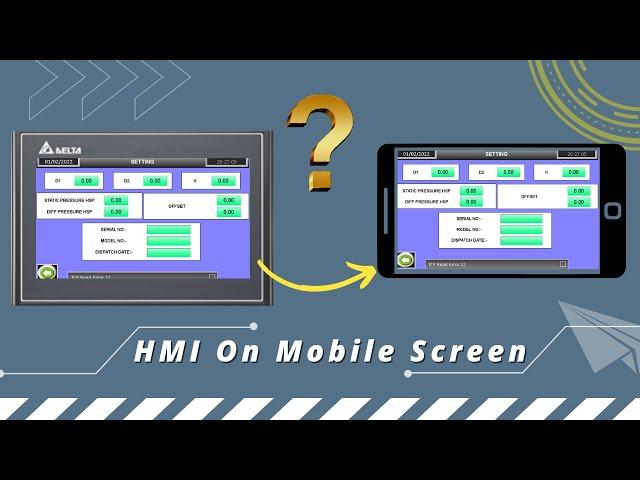 Delta HMI Screen On Mobile Through WiFi