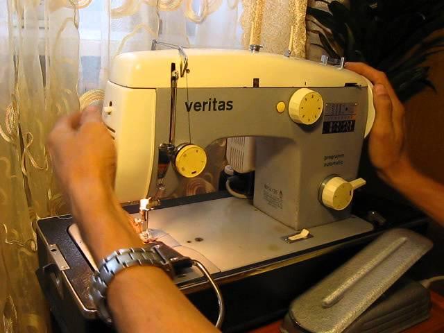 Sewing machine Швейная машина Veritas 8014/35 test кожа