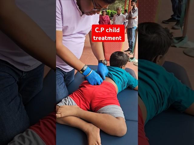 C.P child treatment #drrajneeshkant #worldfamouschiropractor